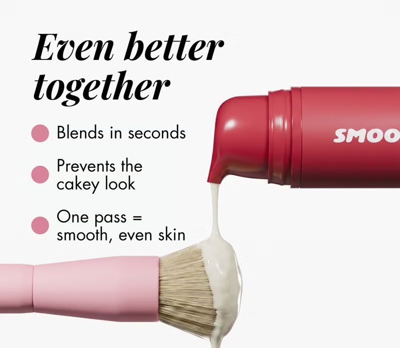 Smooche foundation application and product use imagery