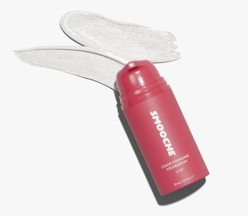 Smooche foundation product texture and bottle